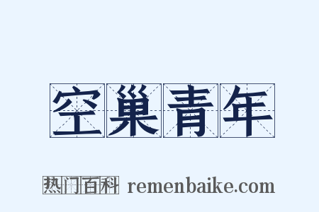空巢青年是什么意思的图片